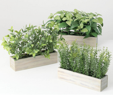 Load image into Gallery viewer, Herbs Wooden Box